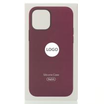 Силиконовый чехол Lux Colors с поддержкой MagSafe для iPhone 12 Pro Max Plum