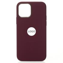 Силиконовый чехол Lux Colors с поддержкой MagSafe для iPhone 12 Pro Max Plum