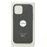 Силиконовый чехол Lux Colors с поддержкой MagSafe для iPhone 12 Pro Max Black