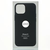 Силиконовый чехол Lux Colors с поддержкой MagSafe для iPhone 13 Midnight