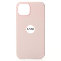 Силиконовый чехол Lux Colors с поддержкой MagSafe для iPhone 13 Pro Chalk Pink
