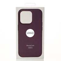 Силиконовый чехол Lux Colors с поддержкой MagSafe для iPhone 14 Elderberry