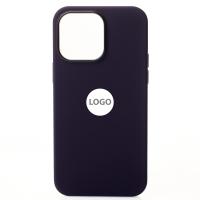 Силиконовый чехол Lux Colors с поддержкой MagSafe для iPhone 14 Elderberry