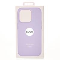 Силиконовый чехол Lux Colors с поддержкой MagSafe для iPhone 14 Lilac