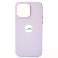 Силиконовый чехол Lux Colors с поддержкой MagSafe для iPhone 14 Lilac