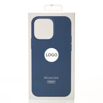 Силиконовый чехол Lux Colors с поддержкой MagSafe для iPhone 14 Pro Storm Blue