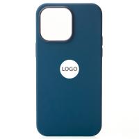 Силиконовый чехол Lux Colors с поддержкой MagSafe для iPhone 14 Pro Storm Blue