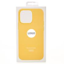 Силиконовый чехол Lux Colors с поддержкой MagSafe для iPhone 14 Pro Sunglow