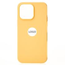 Силиконовый чехол Lux Colors с поддержкой MagSafe для iPhone 14 Pro Sunglow