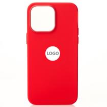 Силиконовый чехол Lux Colors с поддержкой MagSafe для iPhone 14 Pro Red