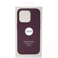 Силиконовый чехол Lux Colors с поддержкой MagSafe для iPhone 14 Pro Max Elderberry
