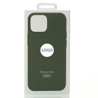 Силиконовый чехол Lux Colors с поддержкой MagSafe для iPhone 14 Pro Olive