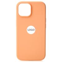 Силиконовый чехол Lux Colors с поддержкой MagSafe для iPhone 15 Plus Orange Sorbet