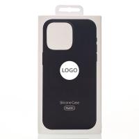 Силиконовый чехол Lux Colors с поддержкой MagSafe для iPhone 15 Plus Black