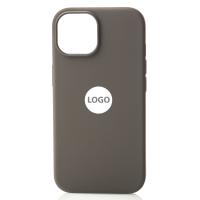Силиконовый чехол Lux Colors с поддержкой MagSafe для iPhone 15 Pro Max Clay
