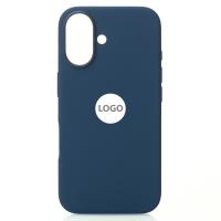 Силиконовый чехол Lux Colors с поддержкой MagSafe для iPhone 16 Denim