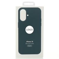 Силиконовый чехол Lux Colors с поддержкой MagSafe для iPhone 16 Lake Green