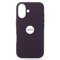 Силиконовый чехол Lux Colors с поддержкой MagSafe для iPhone 16 Plus Plum