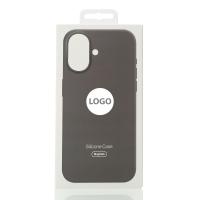 Силиконовый чехол Lux Colors с поддержкой MagSafe для iPhone 16 Plus Stone Gray