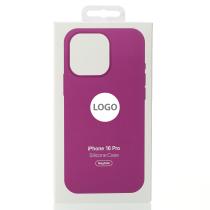 Силиконовый чехол Lux Colors с поддержкой MagSafe для iPhone 16 Pro Fuchsia