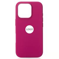 Силиконовый чехол Lux Colors с поддержкой MagSafe для iPhone 16 Pro Fuchsia