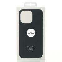 Силиконовый чехол Lux Colors с поддержкой MagSafe для iPhone 16 Pro Max Black