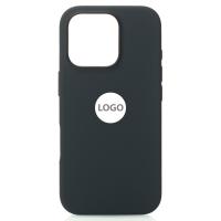 Силиконовый чехол Lux Colors с поддержкой MagSafe для iPhone 16 Pro Max Black