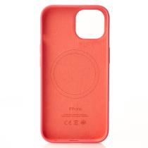 Силиконовый чехол Lux Colors с поддержкой MagSafe для iPhone 15 Guava