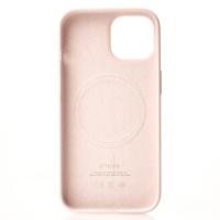Силиконовый чехол Lux Colors с поддержкой MagSafe для iPhone 15 Light Pink