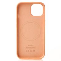 Силиконовый чехол Lux Colors с поддержкой MagSafe для iPhone 15 Pro Orange Sorbet
