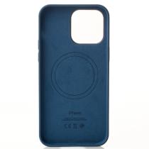 Силиконовый чехол Lux Colors с поддержкой MagSafe для iPhone 15 Plus Storm Blue