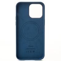 Силиконовый чехол Lux Colors с поддержкой MagSafe для iPhone 14 Storm Blue