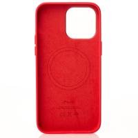 Силиконовый чехол Lux Colors с поддержкой MagSafe для iPhone 14 Pro Red