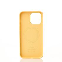 Силиконовый чехол Lux Colors с поддержкой MagSafe для iPhone 14 Pro Sunglow