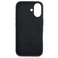 Силиконовый чехол Lux Colors с поддержкой MagSafe для iPhone 16 Plus Black