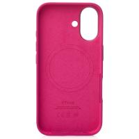Силиконовый чехол Lux Colors с поддержкой MagSafe для iPhone 16 Plus Fuchsia