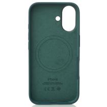 Силиконовый чехол Lux Colors с поддержкой MagSafe для iPhone 16 Plus Lake Green