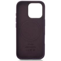 Силиконовый чехол Lux Colors с поддержкой MagSafe для iPhone 16 Pro Plum