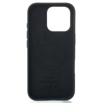Силиконовый чехол Lux Colors с поддержкой MagSafe для iPhone 16 Pro Black