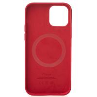 Силиконовый чехол Lux Colors с поддержкой MagSafe для iPhone 12 / iPhone 12 Pro Red