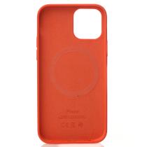 Силиконовый чехол Lux Colors с поддержкой MagSafe для iPhone 12 / iPhone 12 Pro Electric Orange