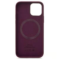 Силиконовый чехол Lux Colors с поддержкой MagSafe для iPhone 12 / iPhone 12 Pro Plum