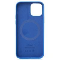 Силиконовый чехол Lux Colors с поддержкой MagSafe для iPhone 12 / iPhone 12 Pro Capri Blue
