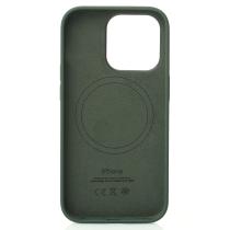 Силиконовый чехол Lux Colors с поддержкой MagSafe для iPhone 14 Pro Olive