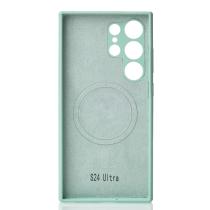 Силиконовый чехол Slim Ring Soft с поддержкой MagSafe для Samsung S24 Ultra succulent