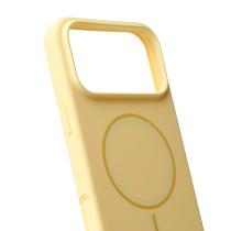 Силиконовый чехол Slim Ring Soft с поддержкой MagSafe для iPhone 17 Pro Max sunglow