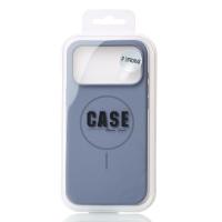 Силиконовый чехол Slim Ring Soft с поддержкой MagSafe для iPhone 17 Pro Max storm blue