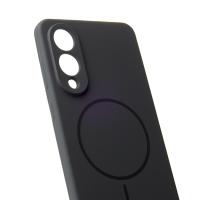 Силиконовый чехол Slim Ring Soft с поддержкой MagSafe для Samsung S25 Edge stone gray