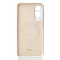 Силиконовый чехол Slim Ring Soft с поддержкой MagSafe для Samsung S25 Edge white