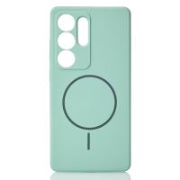 Силиконовый чехол Slim Ring Soft с поддержкой MagSafe для Samsung S25 Ultra succulent